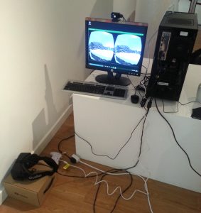 Oculus Rift DK2 fully rigged and ready to go!